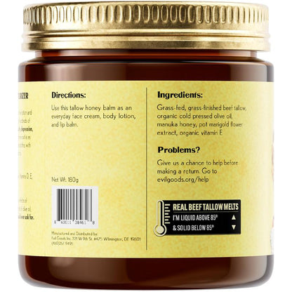 Beef Tallow & Manuka Honey Balm